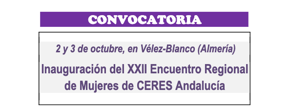 Mujeres rurales participan en Vlez-Blanco en el XXII Encuentro Regional de CERES 